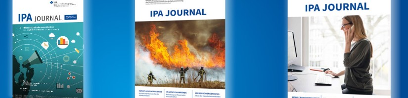 Die Titelbilder der drei IPA Journale hintereinander